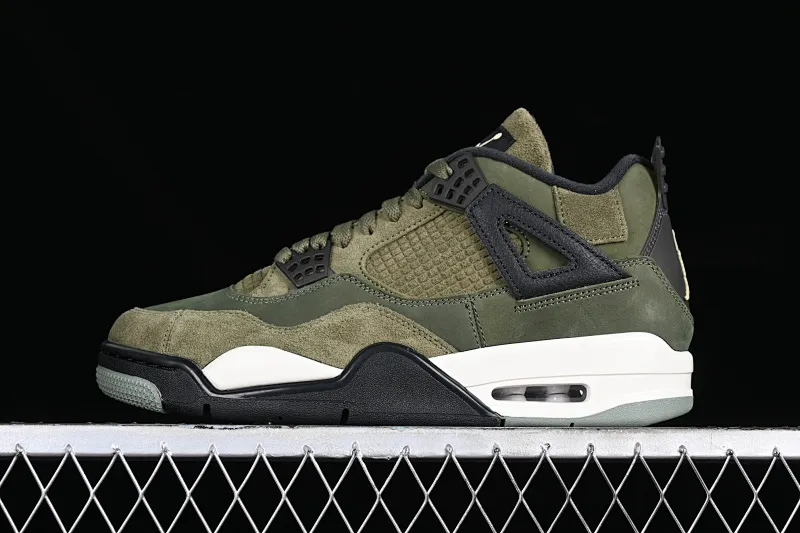 All categories Air Jordan Jordan series basketball shoes Air Jordan 4 GX foreign trade version Air Jordan 4 SE Craft "Medium Olive" AJ4 Joe 4 olive green FB9927-200